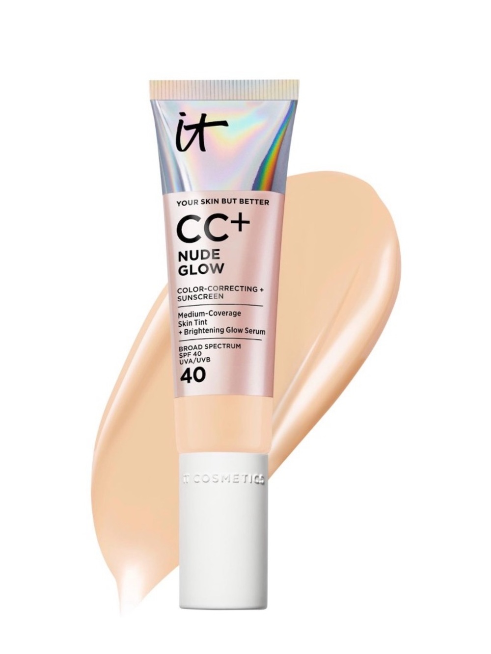 IT Cosmetics CC+ Nude Glow Color Correcting Cream SPF 40 in LIGHT